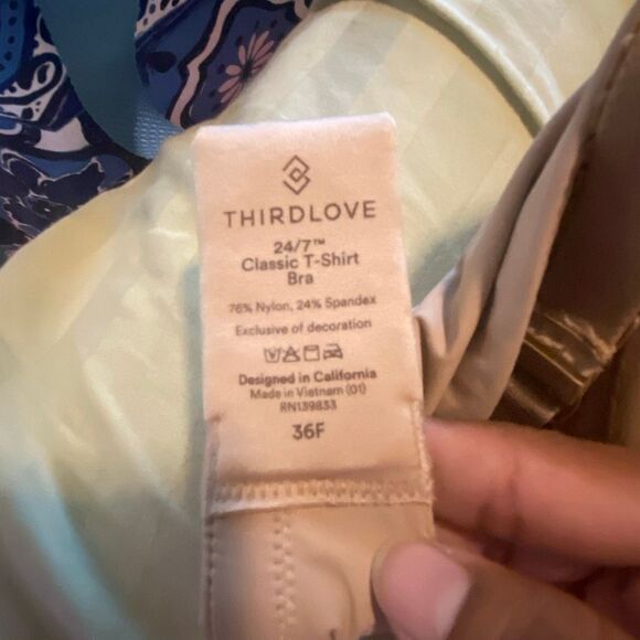 ThirdLove bra, classic T-shirt bra, size 36F - Picture 6 of 6